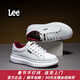 Lee男鞋休閑鞋設計感增高小白鞋男生時(shí)尚經(jīng)典板鞋舒適百搭白色鞋子男 酒紅 39 【偏大/請拍小一碼】