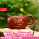 玉頤閣宜興紫砂公道杯 原礦茶漏茶海 公杯分茶器功夫茶具配件 龍云公杯 魚(yú)化龍款300cc