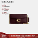 蔻馳（COACH）專(zhuān)柜款女士TABBY小號鏈條單肩包手拿包酒紅色CE772新年情人節禮物