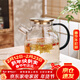 格娜斯玻璃泡茶壺煮茶器耐高溫下午茶花果茶壺大容量冷水涼水壺1500ml