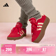 adidas「T頭鞋」VL COURT BOLD厚底增高休閑板鞋德訓鞋女阿迪達斯 淺猩紅/暖香草色   36