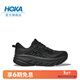 HOKA男女款冬季邦代 7公路跑步鞋BONDI 7 輕盈舒適緩震防滑新款 黑色/黑色-男款 40.5