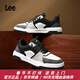 Lee男鞋冬季新款休閑鞋男士潮流經(jīng)典運動(dòng)板鞋系帶增高學(xué)生舒適鞋子男 黑色 43