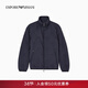 EMPORIO ARMANI/阿瑪尼官方旗艦新款男士80白鴨絨短款立領(lǐng)羽絨服外套冬季 UB118-海軍藍色 50 (L) (推薦：150-165斤)