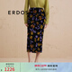 ERDOS 復古印花圍裹直筒裙優(yōu)雅真絲輕禮服女半身裙 彩色印花 L 170/72A