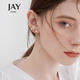 Jay仿貓眼石小花耳釘女耳環(huán)時(shí)尚飾品耳飾送女友閨蜜生日禮物