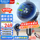 格力（GREE）電風(fēng)扇家用空氣循環(huán)扇客廳臥室辦公宿舍落地扇渦輪對流換氣扇臺式桌面小風(fēng)扇廣角搖頭臺地兩用電扇 【升級遙控定時(shí)】澎湃循環(huán)大風(fēng)量 1902Bg3
