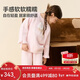 愛(ài)慕兒童（AIMER KIDS）套頭長(cháng)袖家居服女童冬季粉色可愛(ài)絨絨睡衣套裝套裝-絨絨蛋糕130