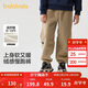 巴拉巴拉童裝男童褲子秋冬女童中大童加絨休閑褲兒童長(cháng)褲
