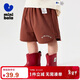 迷你巴拉男女童寶寶兒童休閑棉彈透氣褲子夏吸濕速干外穿短褲