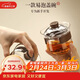 唯銘諾（WEIMINGNUO）玻璃杯蓋碗茶杯家用大號防燙三才泡茶碗帶蓋單個(gè)手抓壺功夫過(guò)濾杯