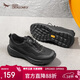 紅蜻蜓休閑鞋秋季男鞋厚底健步鞋舒適運動(dòng)鞋爸爸鞋WTA35306 黑色 42