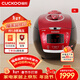 福庫（CUCKOO）電飯煲韓國原裝進(jìn)口2-8人家用大型容量電飯鍋5升IH加熱柴火飯不粘內膽智能預約高壓多功能電飯煲 小紅貝 5L
