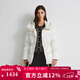 Scofield女裝簡(jiǎn)約連帽泡芙羽絨服冬季新品 奶油色（爆款加單） S /160