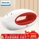 飛利浦（PHILIPS）無(wú)繩電話(huà)機 無(wú)線(xiàn)座機 子母機 辦公家用 屏幕白色背光 持久待機 DCTG5501 紅色 