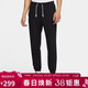 耐克NIKE男運動(dòng)褲春秋保暖針織束腳休閑衛褲CK6366-010黑L