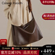 CALWAN KEODH托特包包女包真皮單肩斜挎包大容量通勤包送生日禮物女朋友老婆 【咖色】輕奢時(shí)尚百搭休閑大包實(shí)用走心女生閨蜜