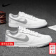 耐克（NIKE）男鞋 2026新款春季BIG NIKE LOW透氣舒適休閑鞋防滑時(shí)尚百搭板鞋 灰白-106/建議拍大半碼 【新年禮物】 40 250mm