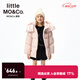 little MO&Co.遠紅外蓄熱 little moco童裝25冬裝新款男女童90鴨絨羽絨服外套 桔粉色 遠紅外蓄熱 160 160/76 充絨量156g