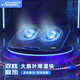 酷睿冰尊（ICE COOREL） 筆記本散熱器電腦散熱支架筆記本支架電腦支架散熱游戲本散熱風(fēng)扇底座 黑色豪華版【 帶調速 五檔支架】
