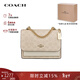 蔻馳（COACH）【品牌直供】女包風(fēng)琴單肩斜挎鏈條包禮物女新年生日禮物 【小號】奶茶拼白CW206 IMXDM