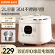 蘇泊爾（SUPOR）電飯煲電飯鍋1-2人2L迷你電飯煲微壓智能預約多功能鍋小型煮飯鍋加厚不沾內膽 SF20FC945A|304不銹鋼內膽| 2L