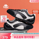 卡帕（Kappa）女鞋運動(dòng)跑鞋女新款薄底德訓鞋子女復古百搭休閑鞋 黑色/乳白 38