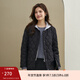 纖莉秀【葫蘆裥保暖鎖溫連帽棉服】大碼女裝百搭外套胖mm冬裝新款5245 黑色 4XL