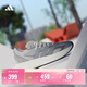 adidas「流光跑鞋」LIGHTBLAZE超輕緩震防滑休閑跑鞋男女阿迪達斯   淺灰/灰/亮金屬鐵灰   42