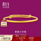 周生生新年黃金手鐲 足金小元棍套箍寶寶鐲 周歲禮物87765K計價(jià)7.55克