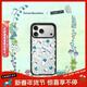 CASETIFY 三麗鷗家族 x CASETiFY 綠野仙蹤聯(lián)名 小雛菊與凱蒂貓 適用于iPhone17/16/15 Pro/Max蘋(píng)果手機殼 透明黑框Magsafe iPhone 17 Pro Ma
