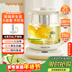 九陽(yáng)（Joyoung）2L大容量養生壺 1200W大功率電熱燒水壺 316L母嬰材質(zhì)茶籃 12H恒溫花茶壺煮茶器K20D-WY603(茶)