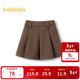 巴拉巴拉童裝兒童半身裙秋冬裝女童短裙中大童百搭洋氣時(shí)尚百褶裙
