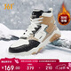 361°運動(dòng)鞋男鞋冬季高幫加絨保暖戶(hù)外棉鞋增高板鞋子男672046603B-6