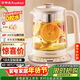 榮事達（Royalstar）養生壺煮茶壺燒水壺電熱水壺開(kāi)水壺恒溫壺家用辦公室玻璃花茶壺熱奶器1.8L預約保溫濾網(wǎng)YSH18L19B