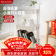 美廚（MAXCOOK）廚房置物架 落地三層收納儲物架櫥柜網(wǎng)籃層架手推車(chē)可移動(dòng)MCWA982