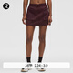 lululemon丨Glyde 女士徒步工裝短裙 LW8AMPS 李子暗紫 XS