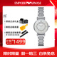 EMPORIO ARMANI阿瑪尼手表女滿(mǎn)天星系列AR1925鑲鉆銀色鋼帶石英 送女友禮物 AR1908