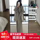 GARNUO灰色小西裝外套女兩件套裝2026春秋新款小個(gè)子高級感寬松休閑西服 奶茶灰套裝【西裝+褲子】 M 【111-120斤】