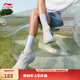 李寧凌波丨休閑慢跑鞋女鞋時(shí)尚透氣舒適輕盈簡(jiǎn)約回彈跑步鞋 【透氣賈卡】云霧白-1 凌波 38