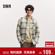 森馬（Semir）[商場(chǎng)同款]長(cháng)袖襯衫男純棉格紋外套2025春季上衣寬松101125105106