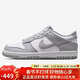 耐克NIKE女子大童休閑鞋 DUNK 運動(dòng)鞋FB9109-123白/煙灰 39