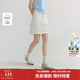 茵曼法式高腰牛仔短裙2025夏季女裝新款顯瘦a字包臀裙 珍珠白 L
