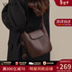 viney牛皮單肩包包女包品牌斜挎包輕奢生日情人節禮物送女友老婆 【咖啡色】新年送女生高級感復古實(shí)用小包 時(shí)尚百搭休閑洋氣小眾水桶包