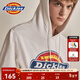 Dickies連帽衛衣男女同款純棉大logo印花寬松休閑情侶裝上衣DK007060 白色 S