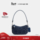 蔻馳（COACH）【禮物】女士經(jīng)典標志丹寧布SWINGER 20號手袋牛仔腋下包女包 LH/深藍色 混合色
