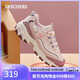 斯凱奇（Skechers）星空熊女鞋秋季熊貓鞋厚底老爹鞋軟底百搭休閑運動(dòng)鞋149589