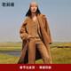 歌莉婭【高智大衣】  全羊羔毛大衣男女同款  11NL6F990 45W卡其 M