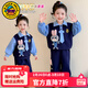 G.duck女童春裝套裝2026新款兒童學(xué)院風(fēng)衛衣女寶寶春秋洋氣兔子警官衣服 藍色 90 尺碼1~2歲【 80-90cm】