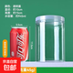 透明塑料瓶子食品級儲物罐密封罐加厚防潮圓形塑料罐PET瓶食品罐 口徑10cm高15cm 水容量945ml 3只裝